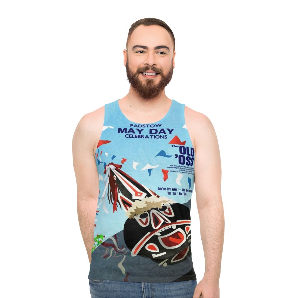 Padstow Cornwall May Day Oss Unisex Tank Top