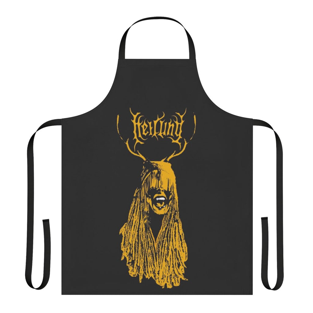 Pagan music-inspired apron with Heilung-style design