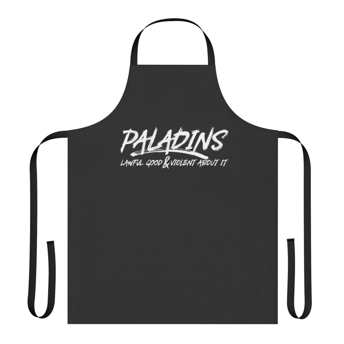 Paladins Lawful Good and Violent Funny Apron for Gamers