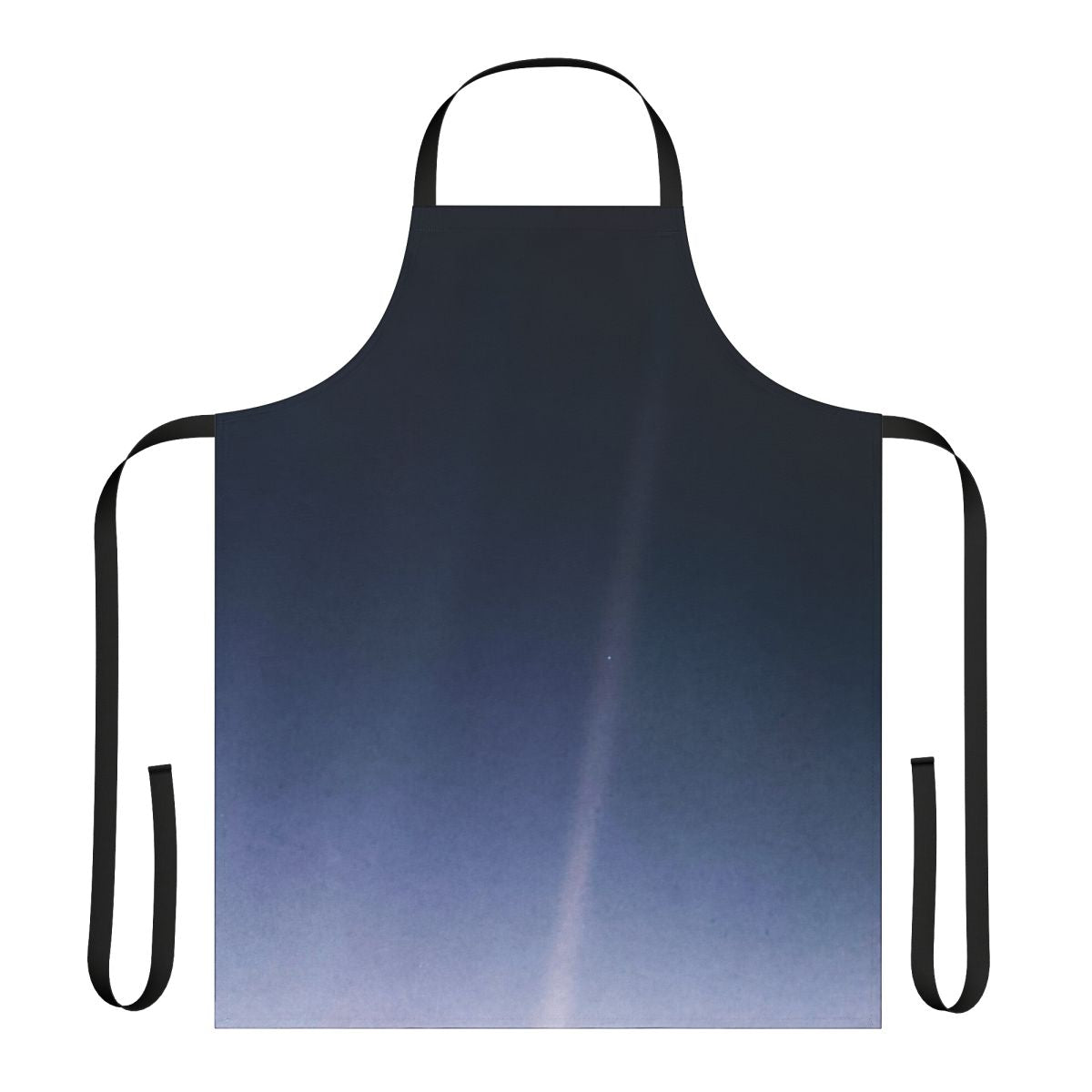Pale Blue Dot-Inspired Apron with Voyager 1 Space Exploration Infographic Design