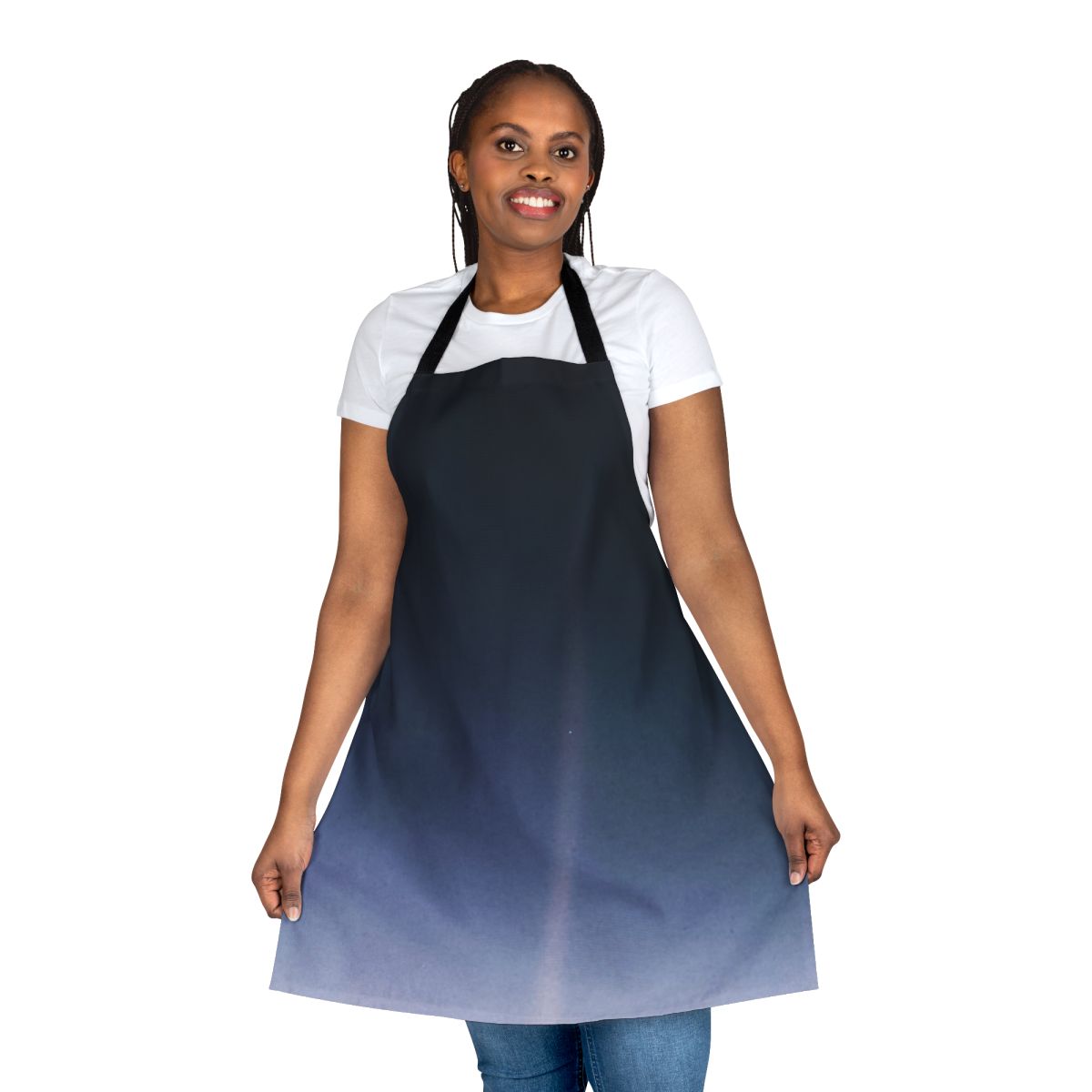 Pale Blue Dot-Inspired Apron with Voyager 1 Space Exploration Infographic Design