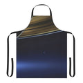 Pale Blue Dot themed apron featuring NASA Cassini Saturn imagery and space exploration design