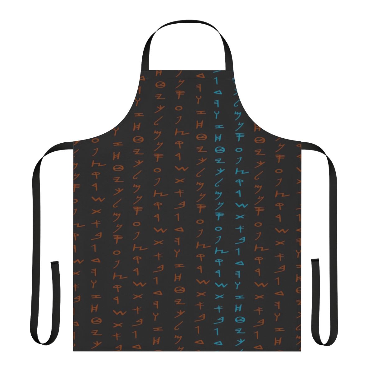 Paleo Hebrew inspired apron with tribal and ancient Israelite design