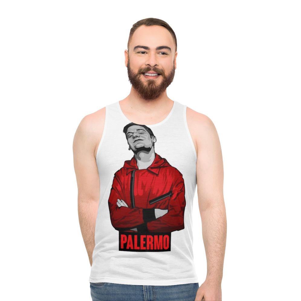 Palermo Unisex Money Heist Fan Art Tank Top