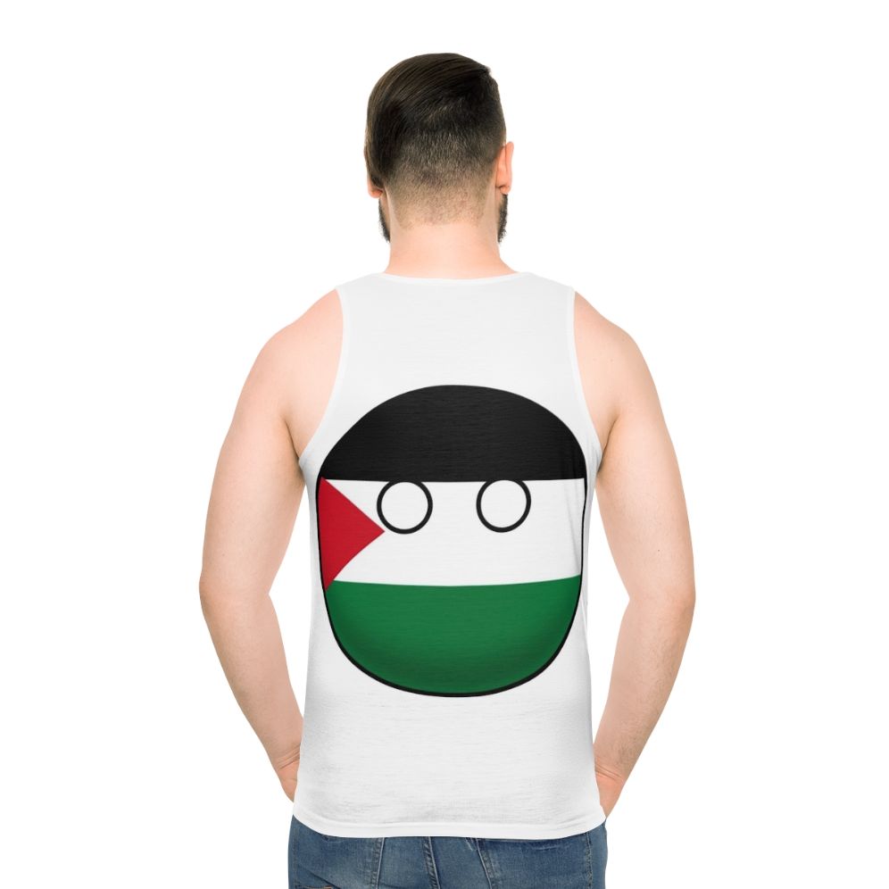 palestine countryball unisex tank top