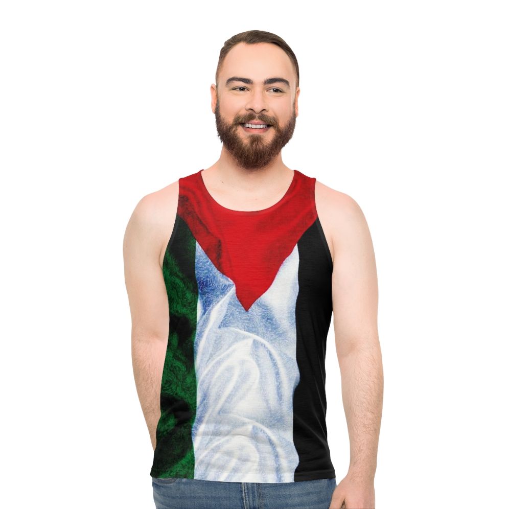Palestine Flag Unisex Tank Top