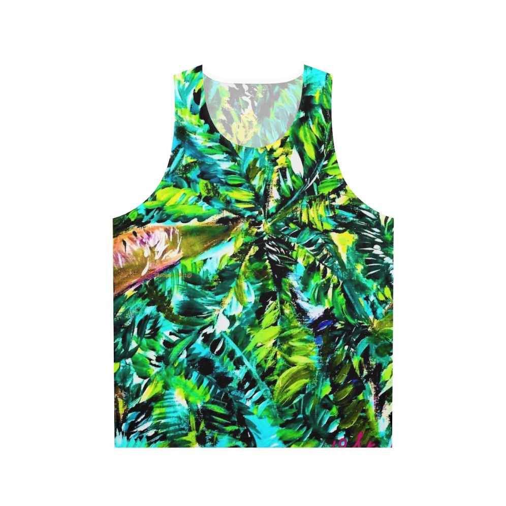 Palm trees unisex tank top