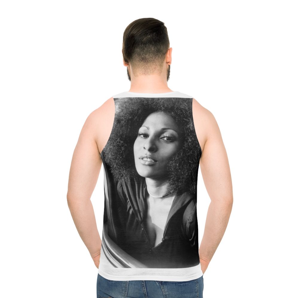Pam Grier inspired retro womens tank top