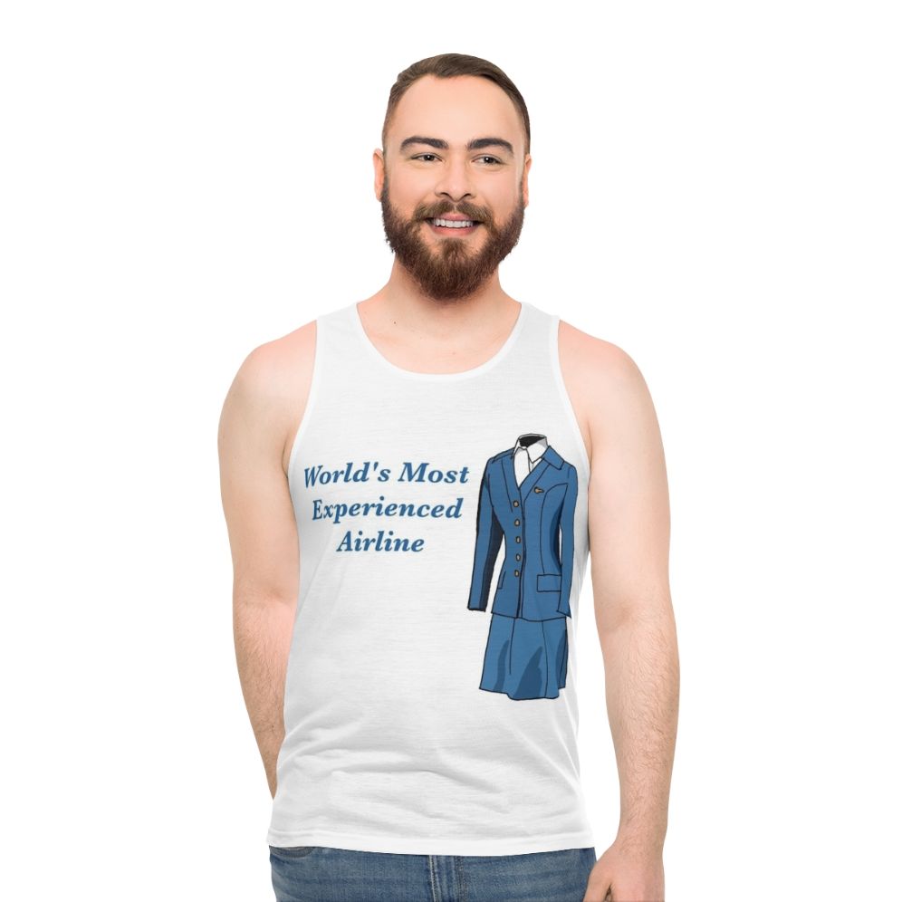 Pan Am Airlines Vintage Unisex Tank Top