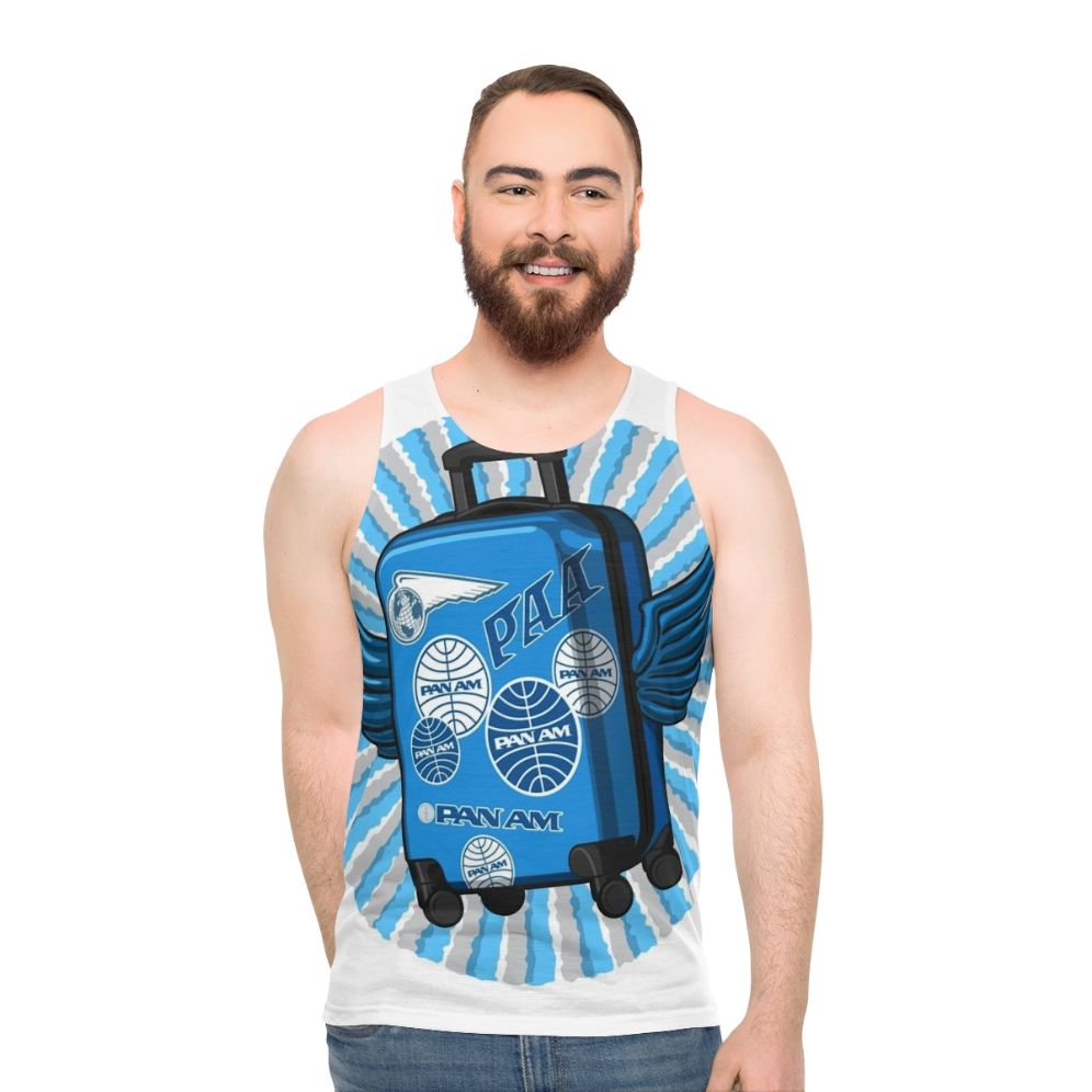 Pan Am Cabin Approved Luggage Unisex Tank Top
