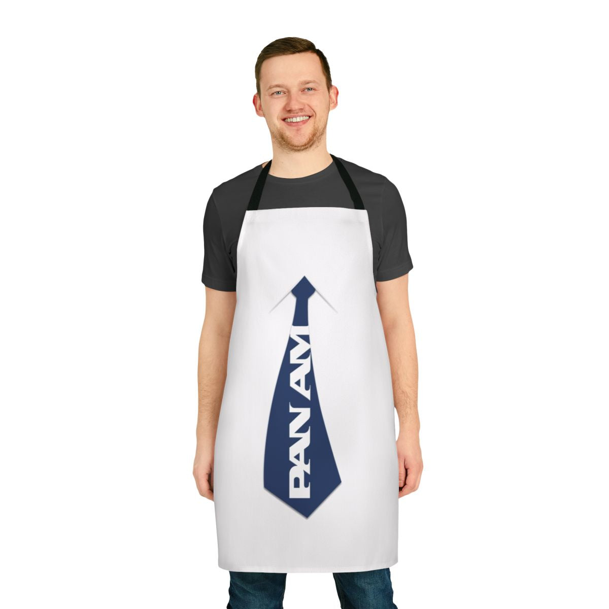 Pan Am inspired retro airline necktie apron