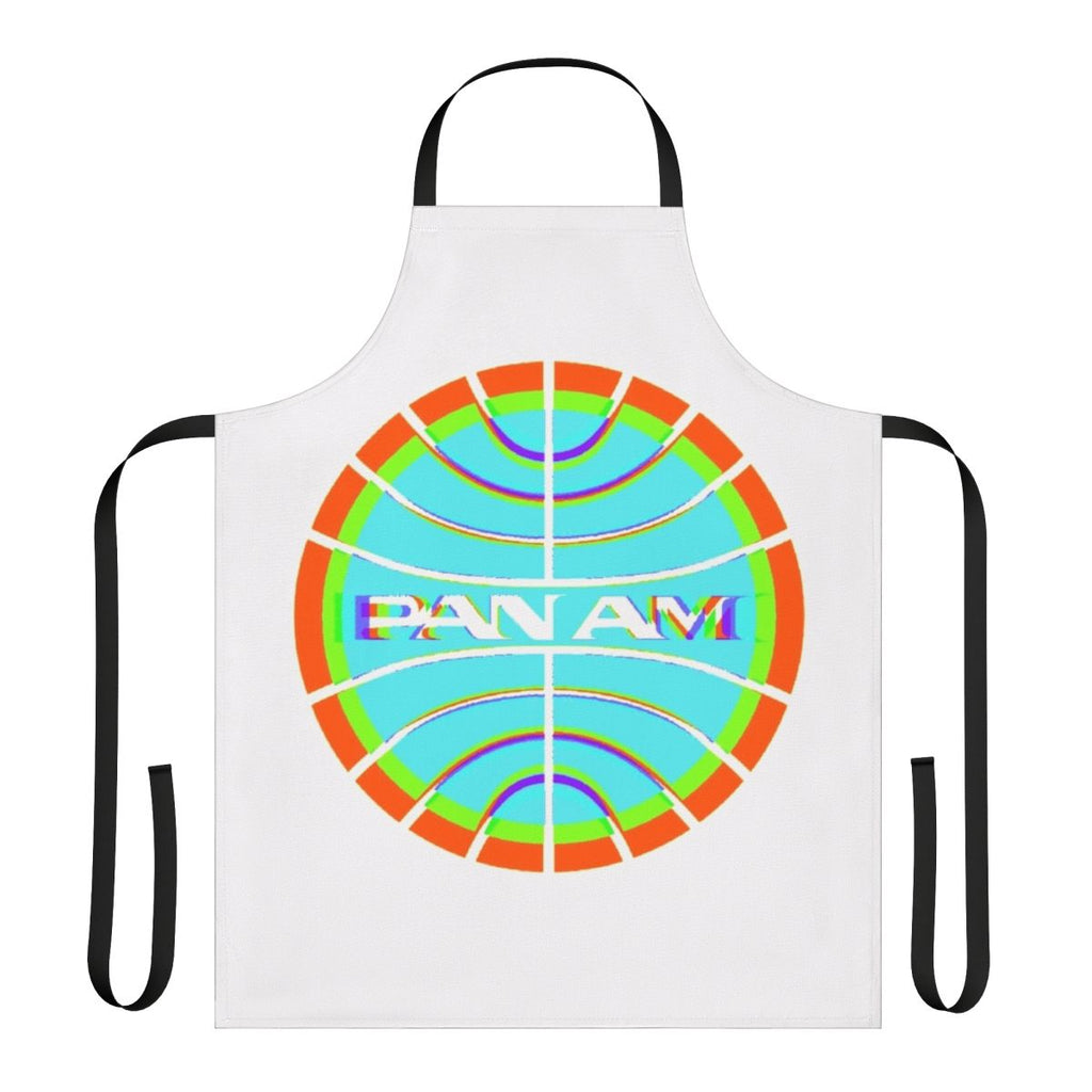 Pan Am Inspired Reworked Logo Apron - Aviation-Themed Apron with Vintage Airline Design
