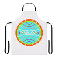 Pan Am Inspired Reworked Logo Apron - Aviation-Themed Apron with Vintage Airline Design