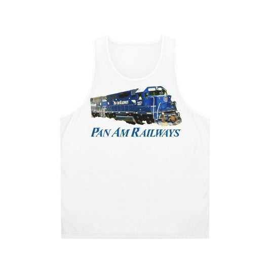 Pan Am Railway Train Conductor Unisex Tank Top