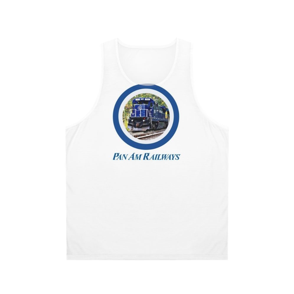 Pan Am Railway Train Driving Unisex Tank Top