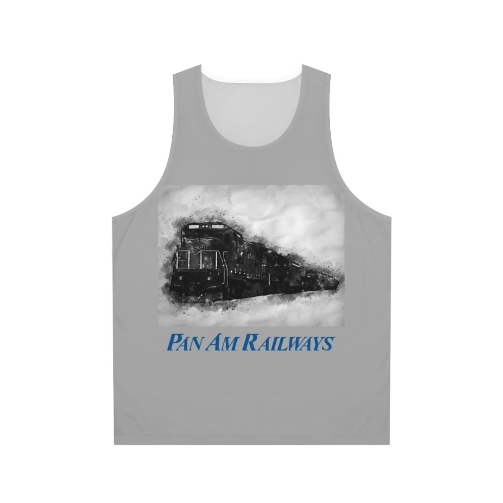Pan Am Railways Train Vintage Unisex Tank Top