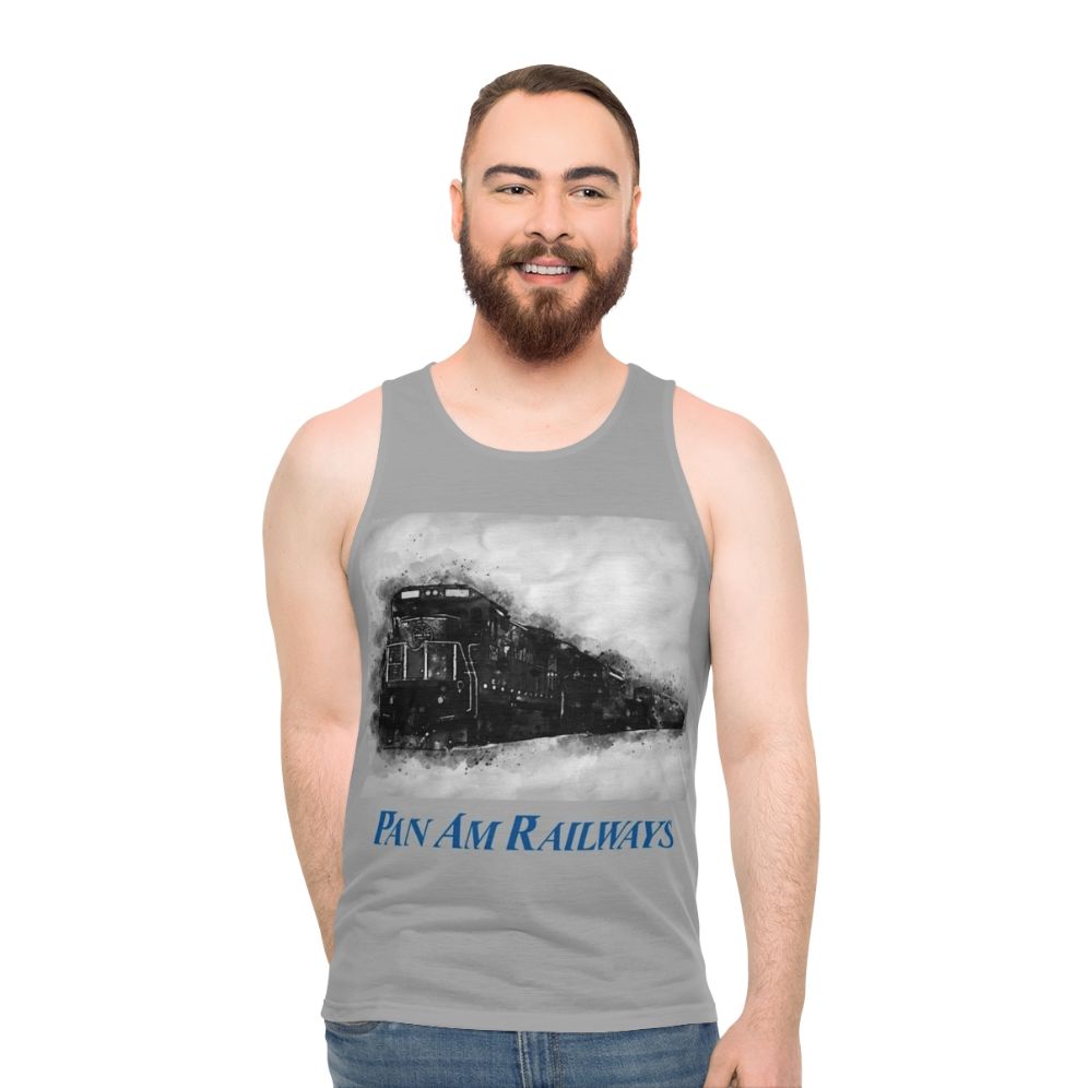 Pan Am Railways Train Vintage Unisex Tank Top