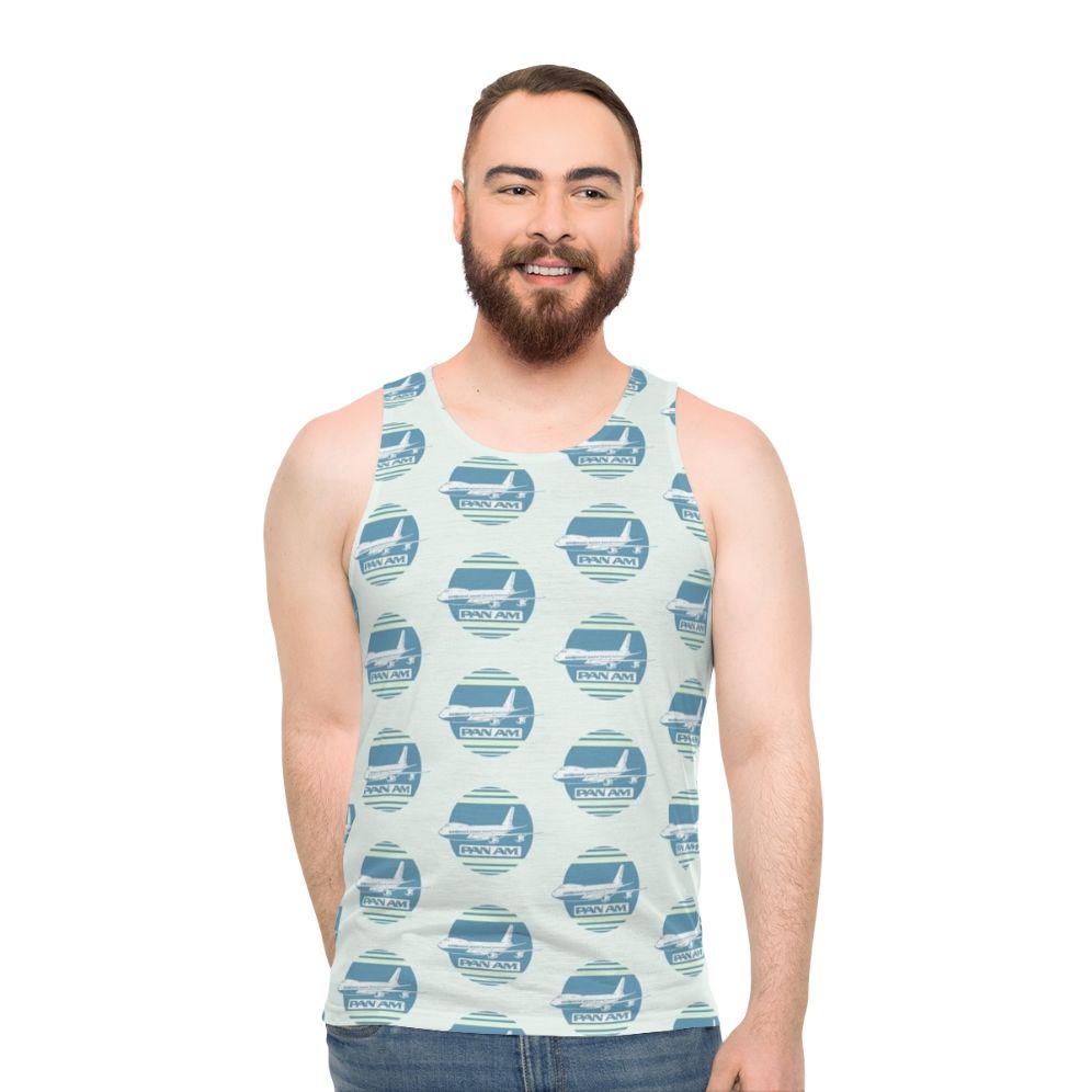 Pan Am Retro Colors Unisex Tank Top