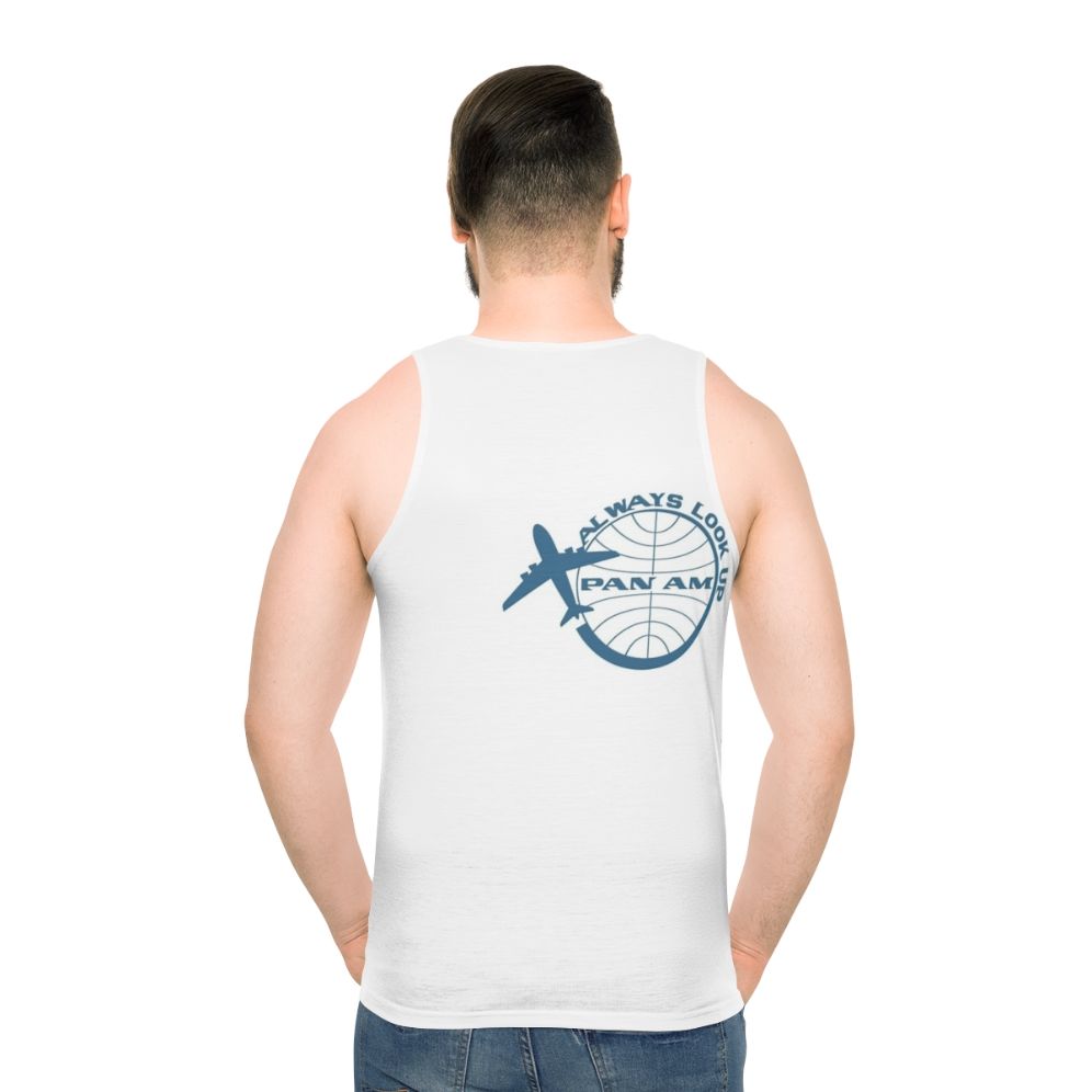 Pan Am Unisex Tank Top with Retro Inspired Airline Branding