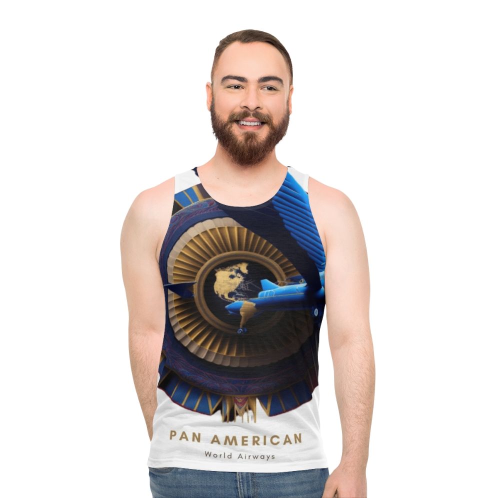 Vintage Pan American World Airways Unisex Tank Top