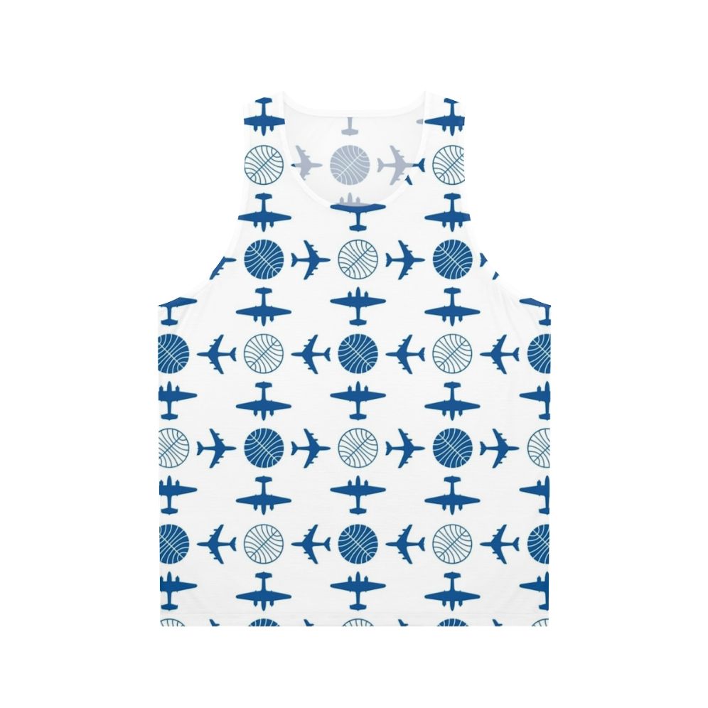 Pan Am vintage airline inspired unisex tank top