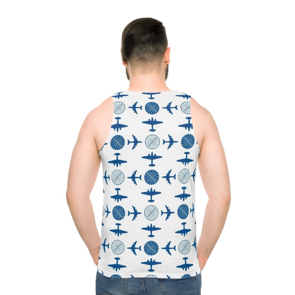 Pan Am vintage airline inspired unisex tank top