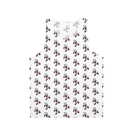 Panda Ballerina Unisex Tank Top