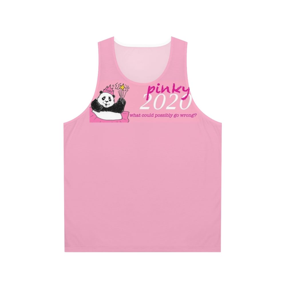 Panda Politics 2020 Unisex Pink Tank Top