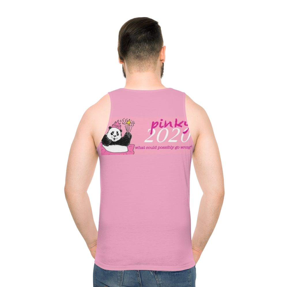 Panda Politics 2020 Unisex Pink Tank Top