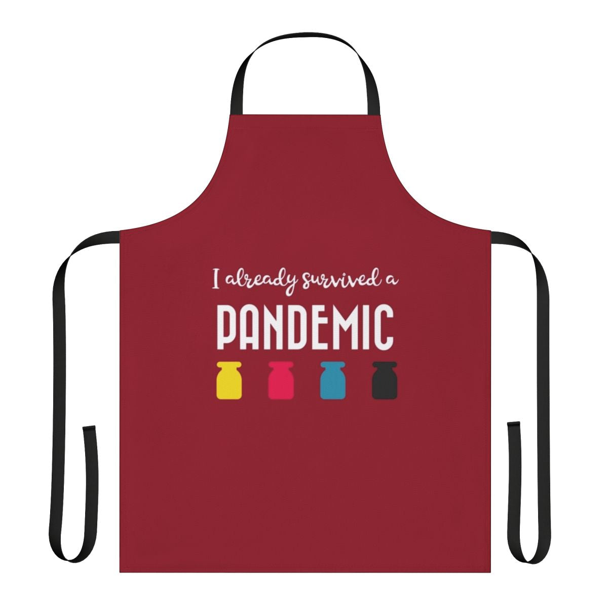 Pandemic Survivors' Apron featuring a humorous design for board game enthusiasts