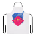Vibrant pansexual pride-themed apron with bold colors and inclusive design