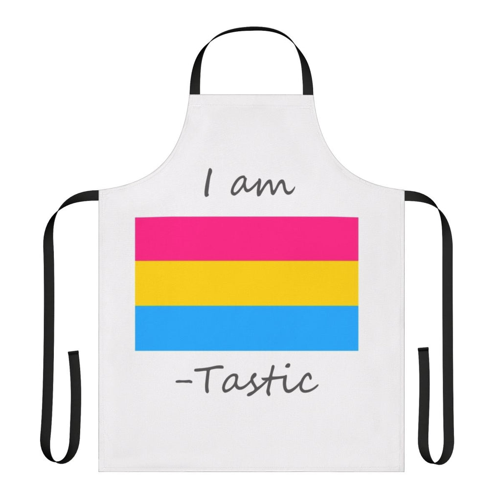 Pansexual pride apron with pan flag design