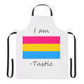 Pansexual pride apron with pan flag design