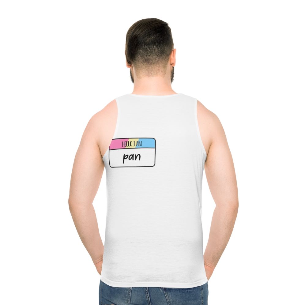 Pansexual pride unisex tank top