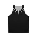 Panther necklace superhero unisex tank top