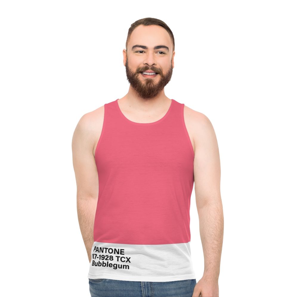 Pantone 17 1928 TCX Bubblegum Unisex Tank Top