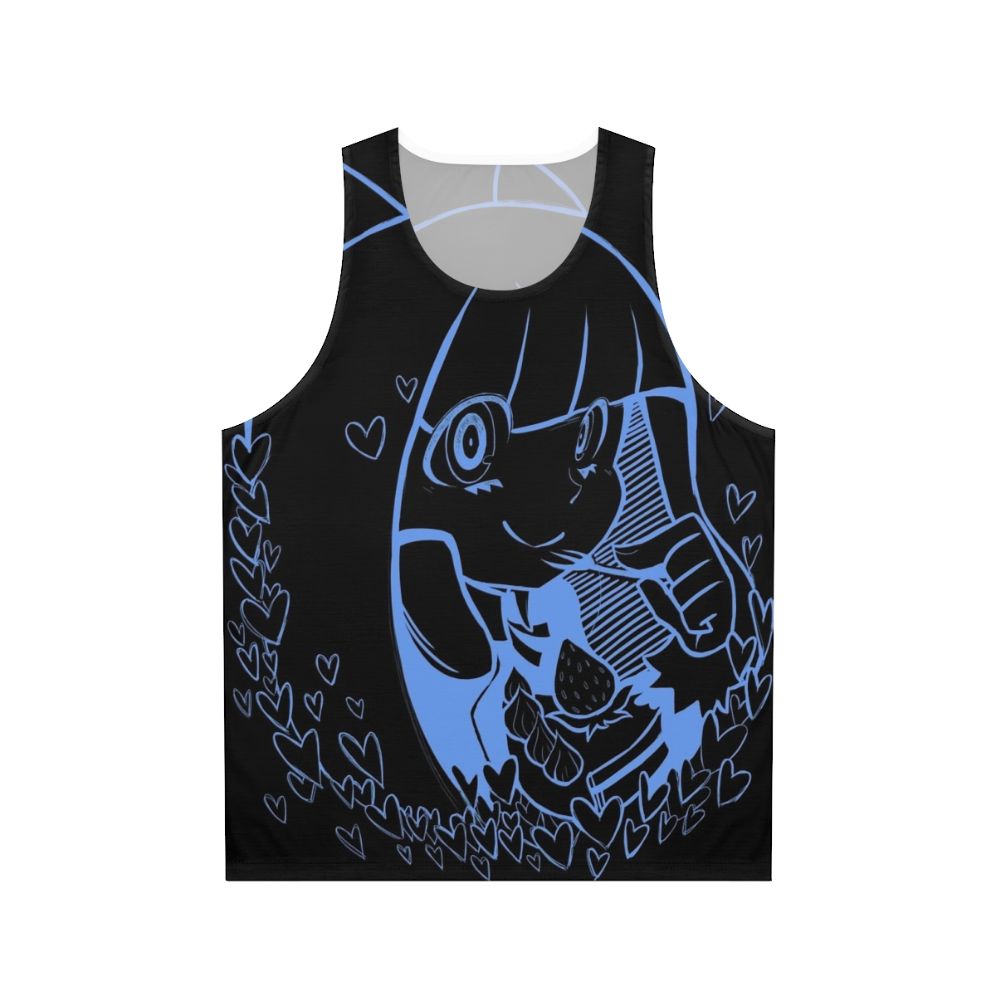 Panty Stocking Anime Manga Blue Hearts Unisex Tank Top