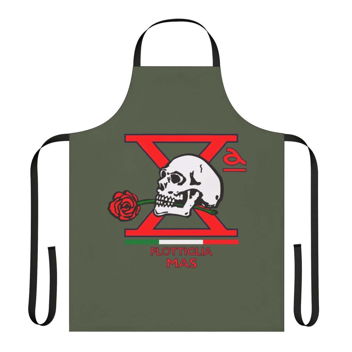 Parachute Infantry Regiment-inspired tactical apron with Decima Flottiglia Mas emblem