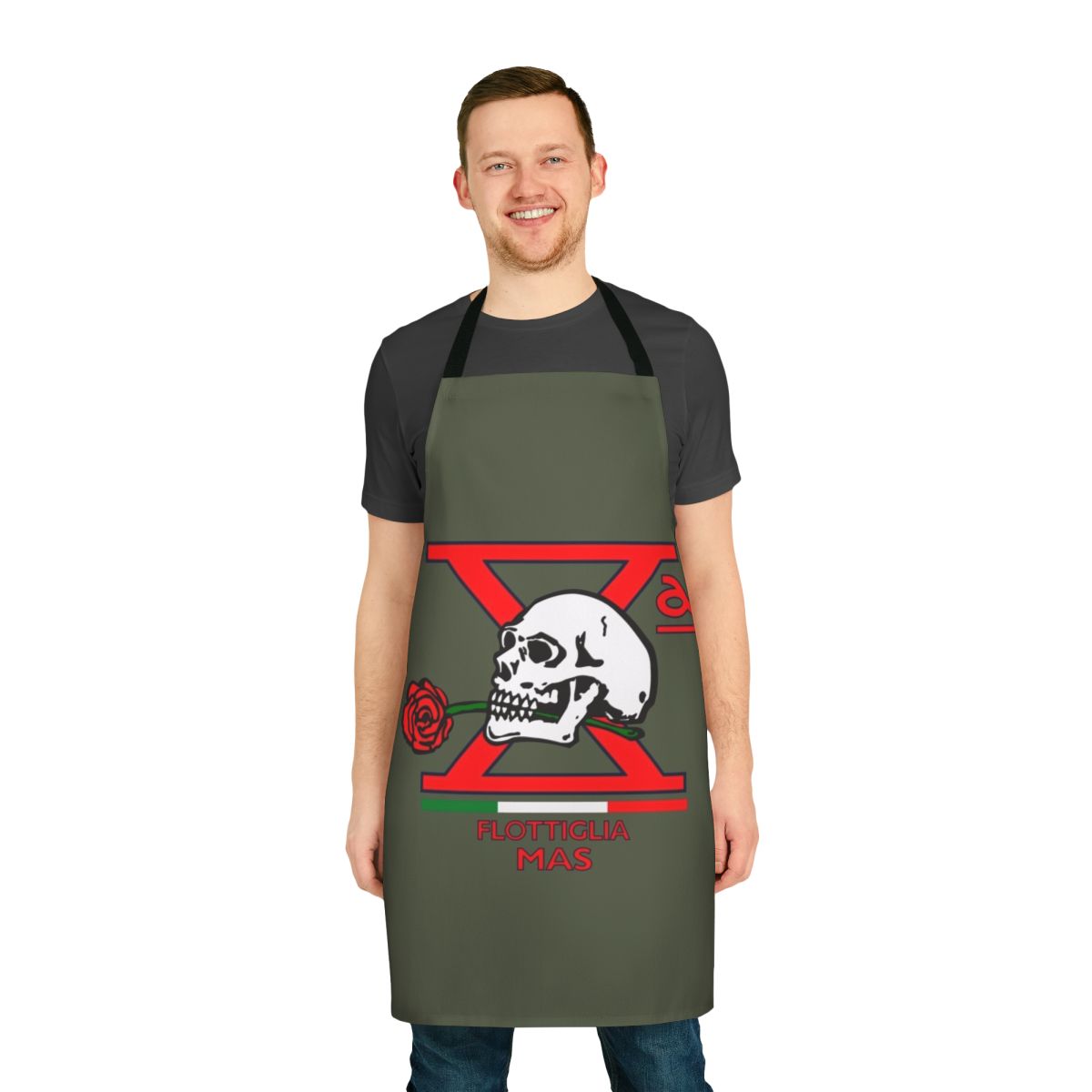 Parachute Infantry Regiment-inspired tactical apron with Decima Flottiglia Mas emblem
