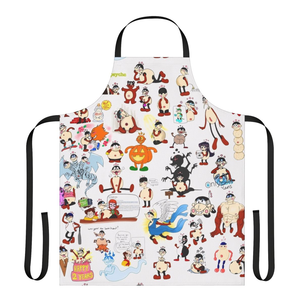 Apron featuring characters from the Parade of Baricans