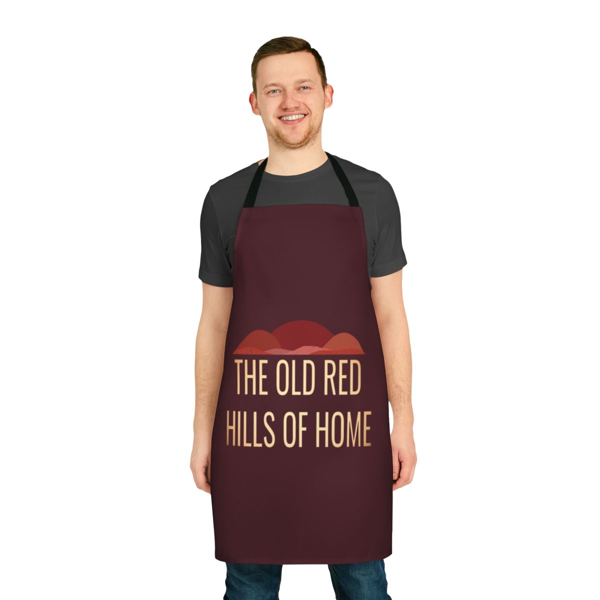 Parade musical themed apron with theater and music design