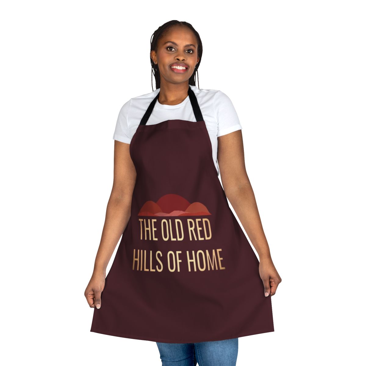 Parade musical themed apron with theater and music design
