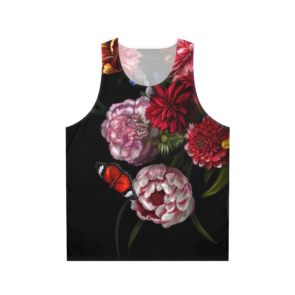 Paradise Corrupt Unisex Glitch Floral Tank Top