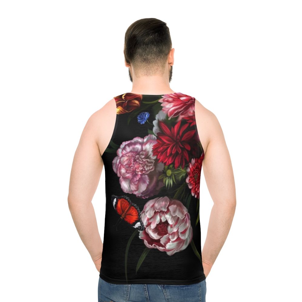 Paradise Corrupt Unisex Glitch Floral Tank Top