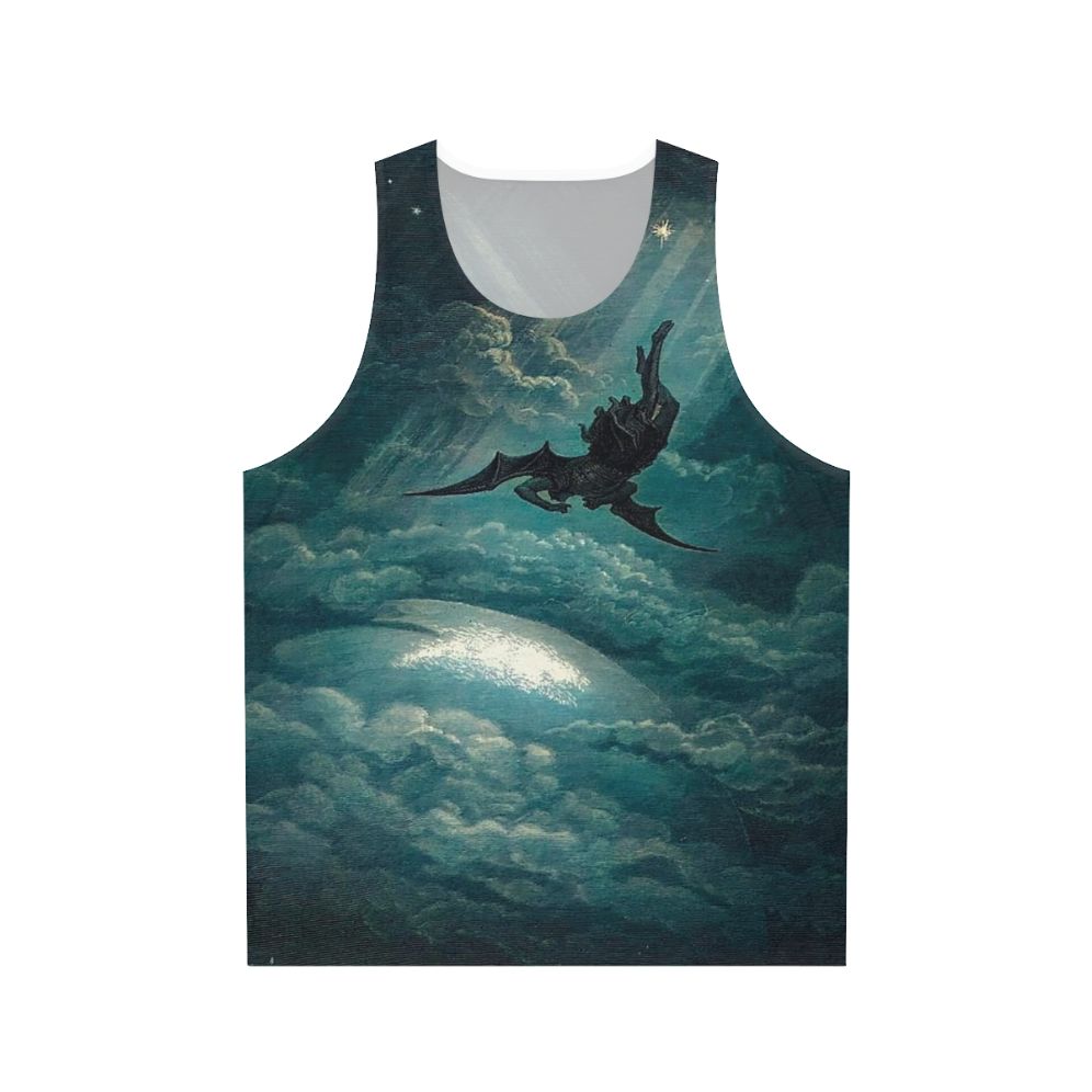 Unisex tank top featuring Gustave Doré's iconic "Paradise Lost" artwork