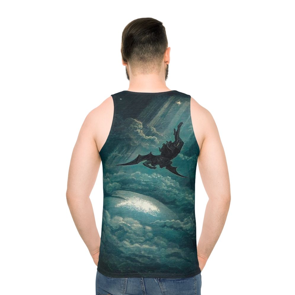 Unisex tank top featuring Gustave Doré's iconic "Paradise Lost" artwork