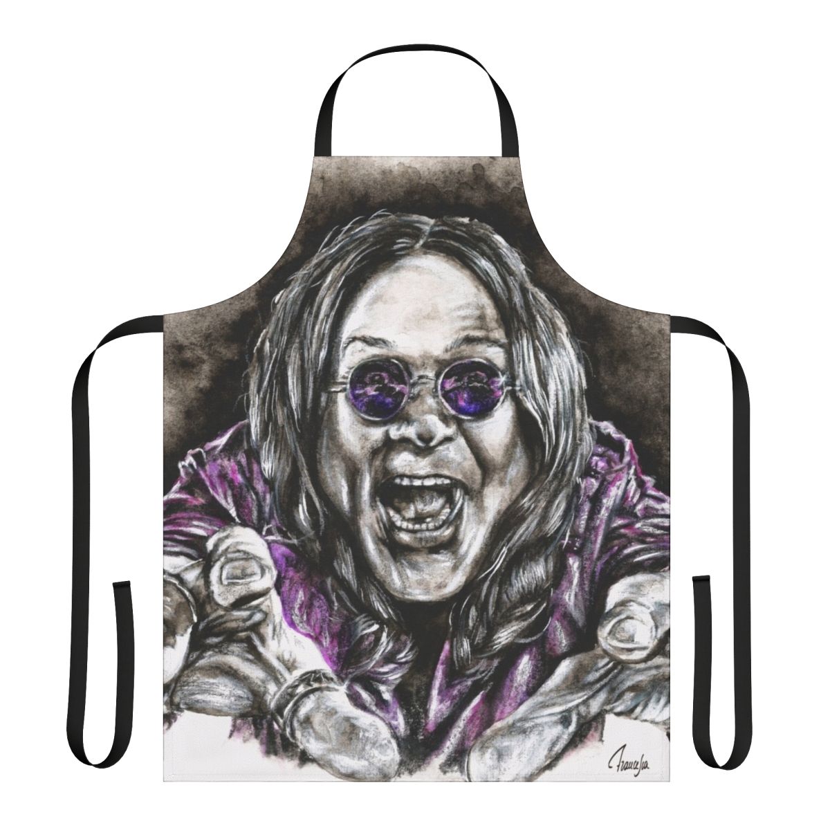 Paranoid Metal Apron featuring Ozzy Osbourne and Children of the Grave inspired design