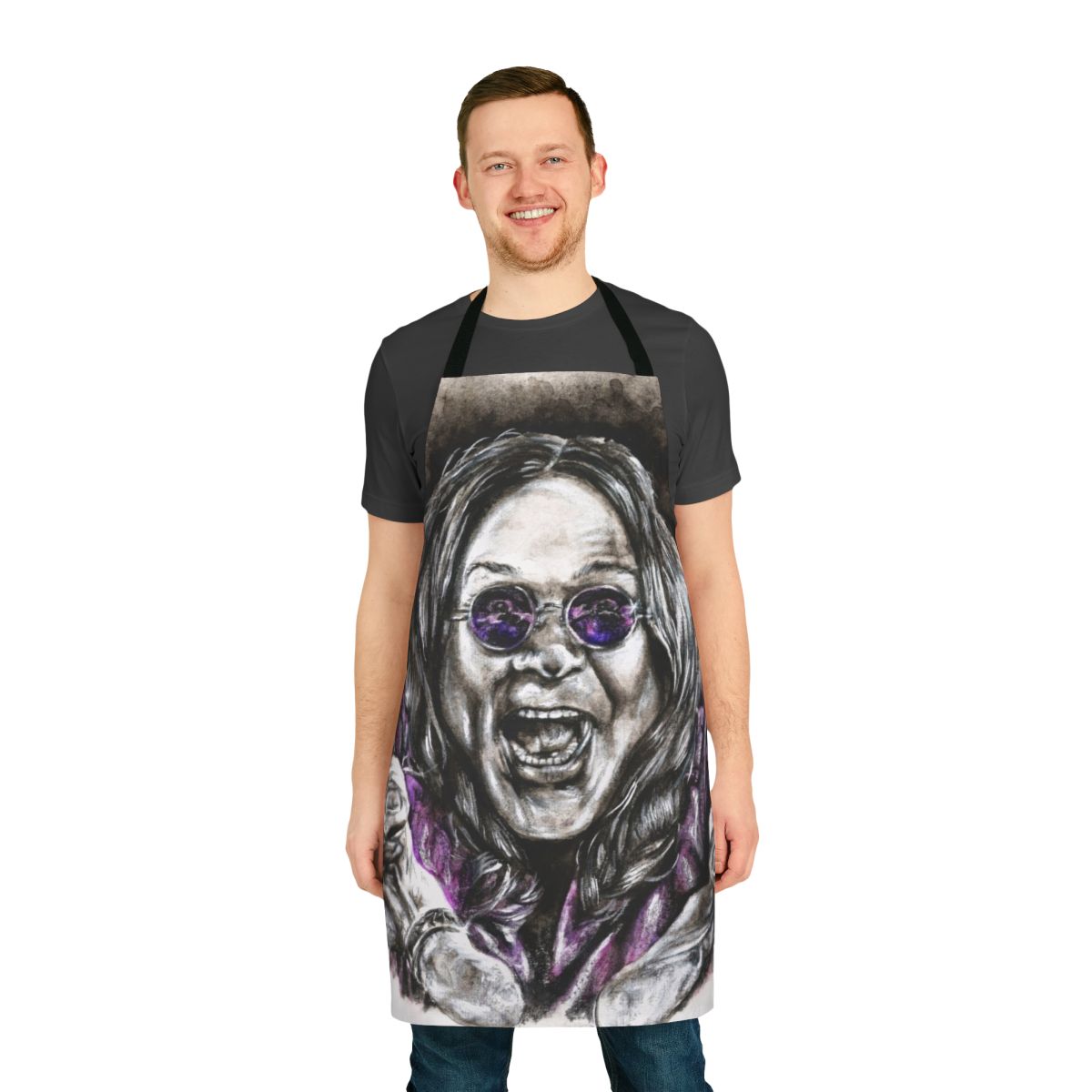 Paranoid Metal Apron featuring Ozzy Osbourne and Children of the Grave inspired design