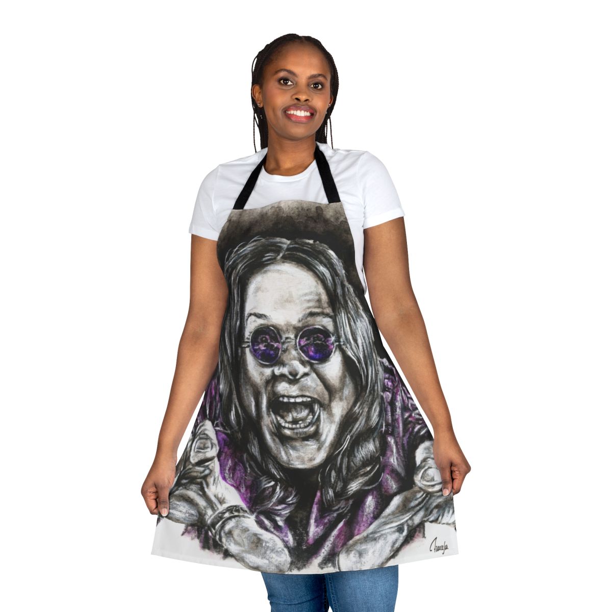 Paranoid Metal Apron featuring Ozzy Osbourne and Children of the Grave inspired design