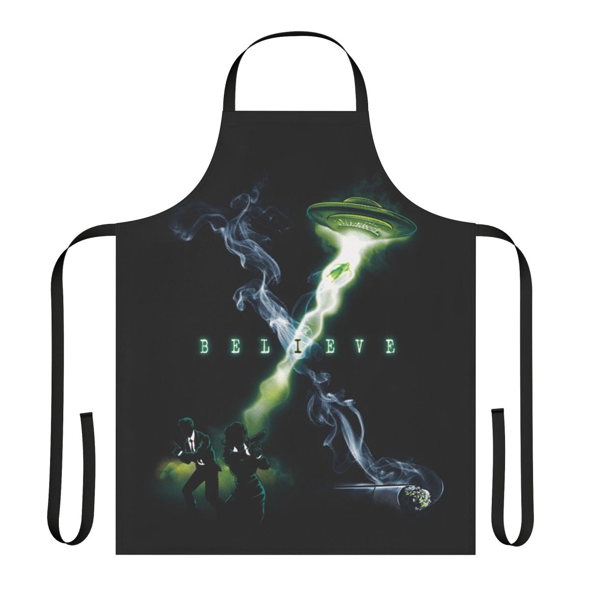 Paranormal Investigator Apron with X-Files Inspired Alien Abduction Design
